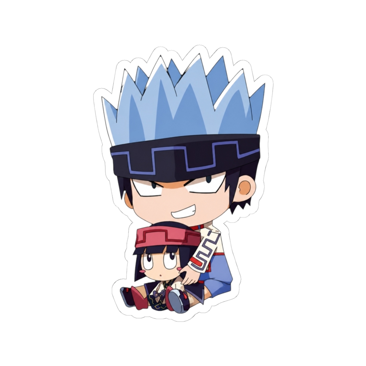 Chibi HoroHoro and Kururu Shaman King Sticker