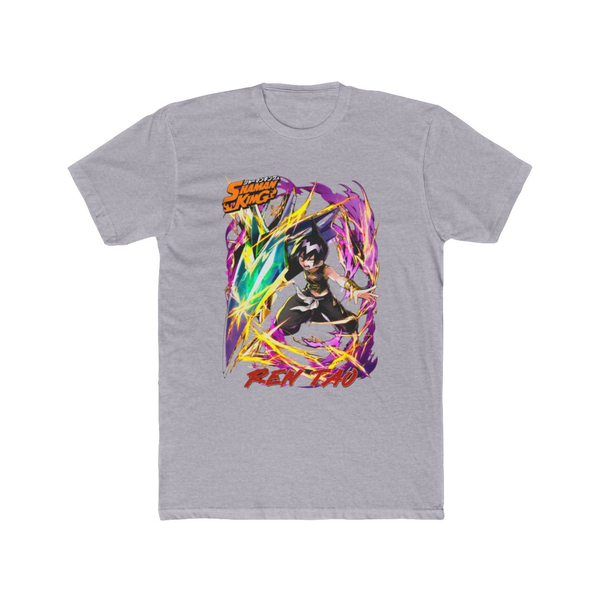 Ren Tao Thunder God Over Soul T Shirt | Shaman King - alternate angle 5, merchandise