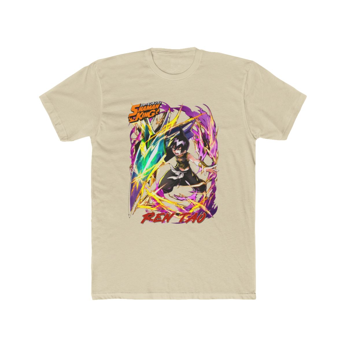 Ren Tao Thunder God Over Soul T Shirt | Shaman King - alternate angle 4, merchandise