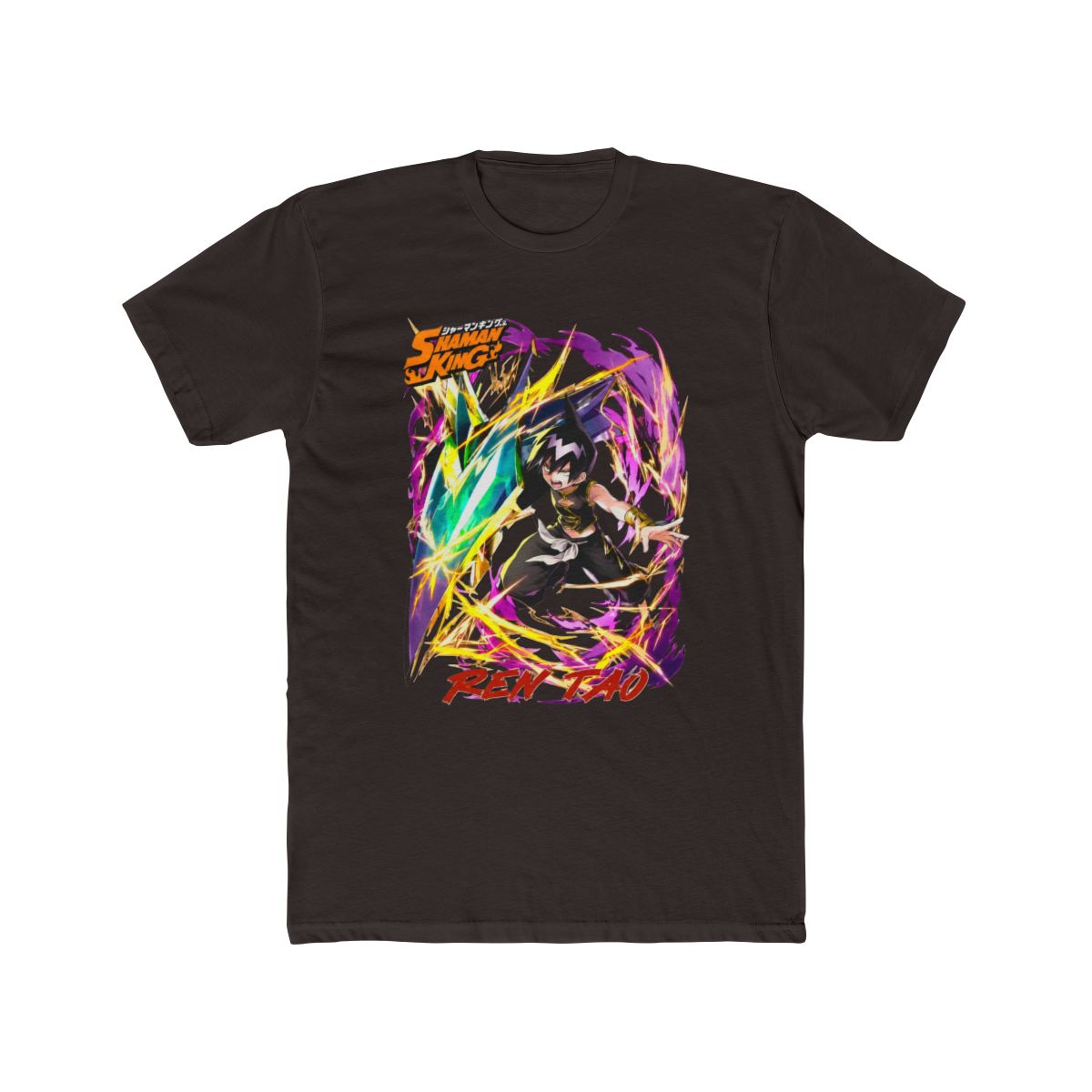 Ren Tao Thunder God Over Soul T Shirt | Shaman King - alternate angle 3, merchandise