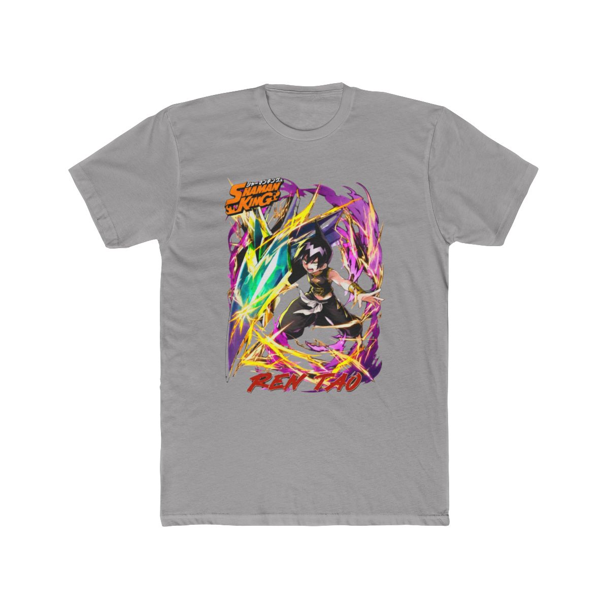 Ren Tao Thunder God Over Soul T Shirt | Shaman King - alternate angle 2, merchandise