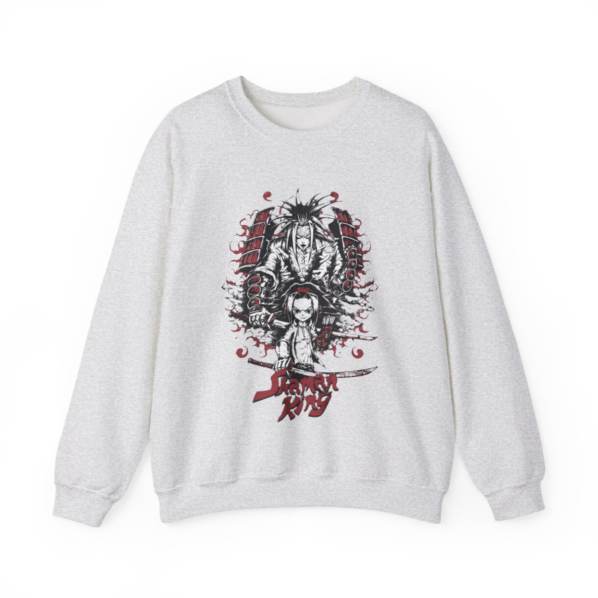Yoh Asakura Hoodies, Amidamaru Hoodies, Shaman King Hoodies, Anime Hoodies, Vintage Sweater - Artsholic - Fan Art Merch - alternate angle 3, merchandise