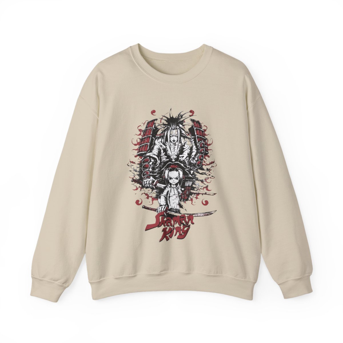 Yoh Asakura Hoodies, Amidamaru Hoodies, Shaman King Hoodies, Anime Hoodies, Vintage Sweater - Artsholic - Fan Art Merch - alternate angle 5, merchandise