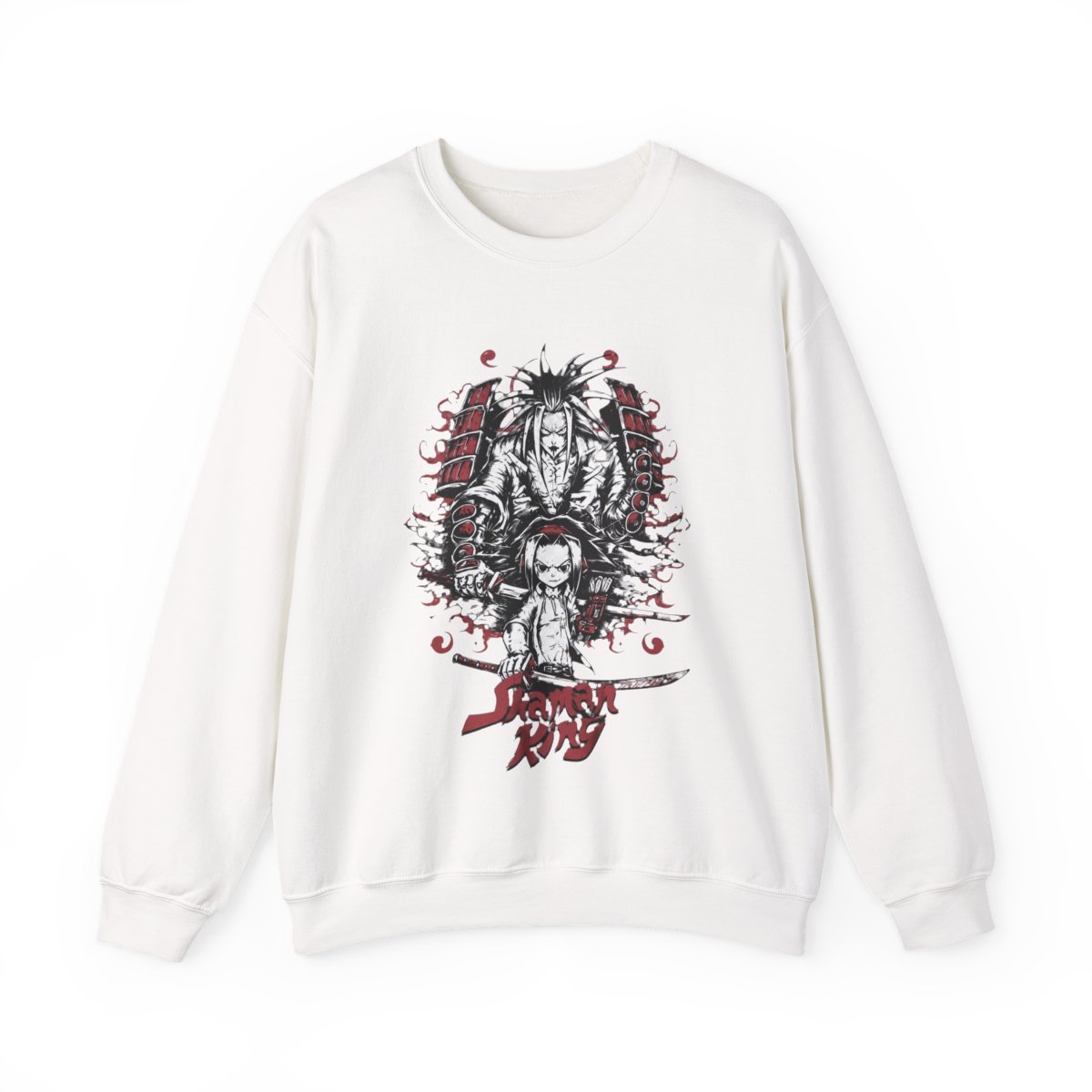 Yoh Asakura Hoodies, Amidamaru Hoodies, Shaman King Hoodies, Anime Hoodies, Vintage Sweater - Artsholic - Fan Art Merch