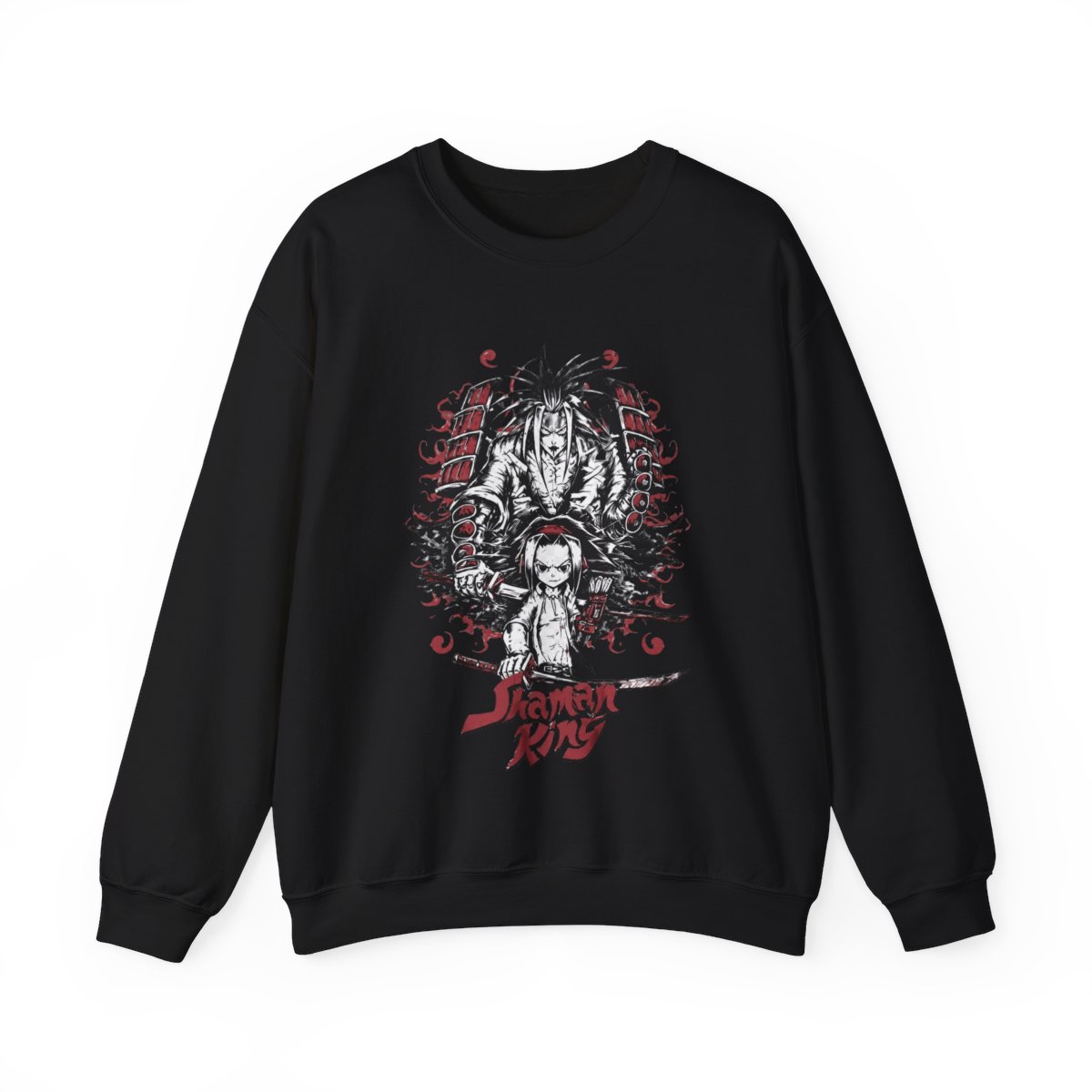 Yoh Asakura Hoodies, Amidamaru Hoodies, Shaman King Hoodies, Anime Hoodies, Vintage Sweater - Artsholic - Fan Art Merch - alternate angle 4, merchandise